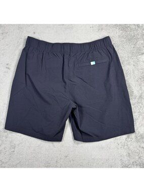 Rhoback Everyday Short Mens XL Black Elastic Waist 4-Way Stretch Athletic Casual